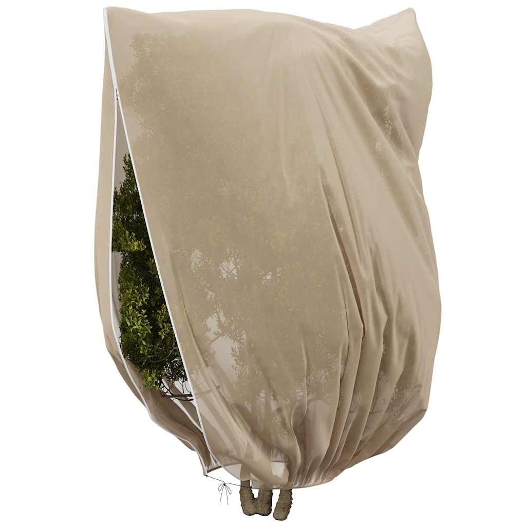 VidaXL Vorstbescherming Plantenfleece Covers Beige 2,4 x 2 m