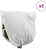 VidaXL Vorstbescherming Plantenfleece Covers 3 pcs Wit 3,5 x 3,93 m