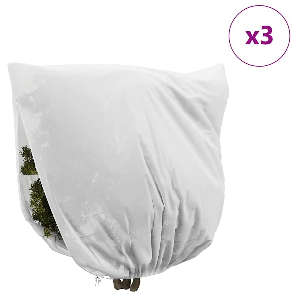 VidaXL Vorstbescherming Plantenfleece Covers 3 pcs Wit 3 x 3,93 m