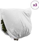 VidaXL Vorstbescherming Plantenfleece Covers 3 pcs Wit 2,5 x 3,14 m