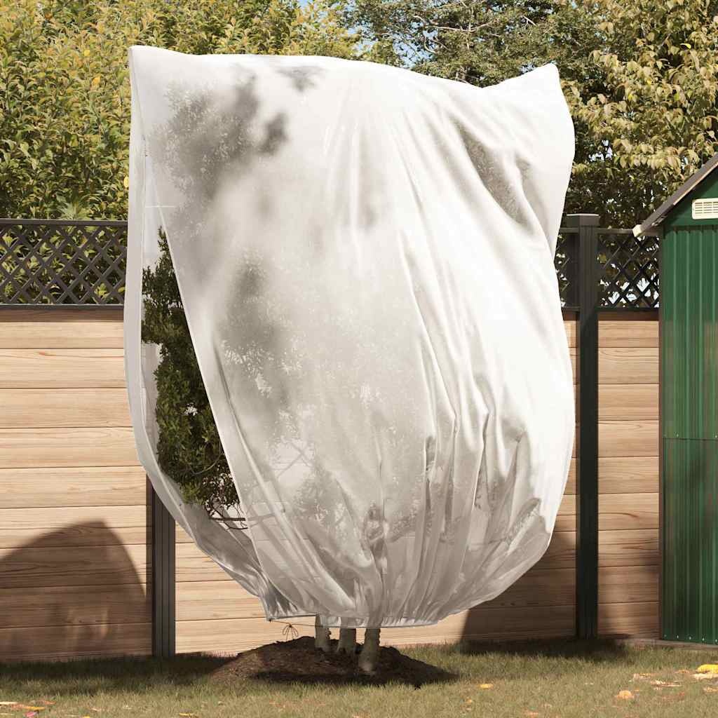 VidaXL Vorstbescherming Plantenfleece Covers 3 pcs Wit 2,4 x 2 m