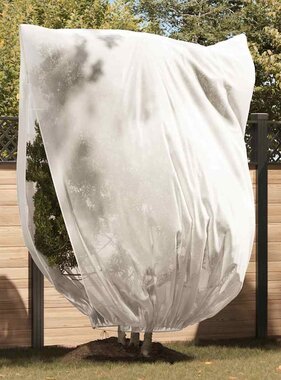 VidaXL Vorstbescherming Plantenfleece Covers Wit 2,4 x 2 m