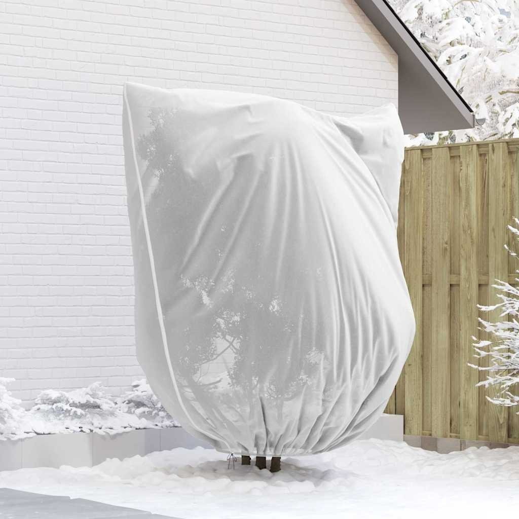 VidaXL Vorstbescherming Plantenfleece Covers Wit 2,4 x 2 m