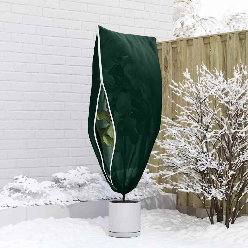 VidaXL Vorstbescherming Plantenfleece Covers 5 pcs Groen 1,55 x 1 m