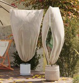 VidaXL Vorstbescherming Plantenfleece Covers 5 pcs Beige 1,55 x 1,55 m