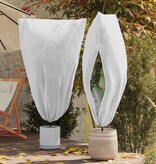 VidaXL Vorstbescherming Plantenfleece Covers 5 pcs Wit 1,55 x 1,55 m