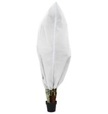 VidaXL Vorstbescherming Plantenfleece Covers 5 pcs Wit 1,55 x 1 m