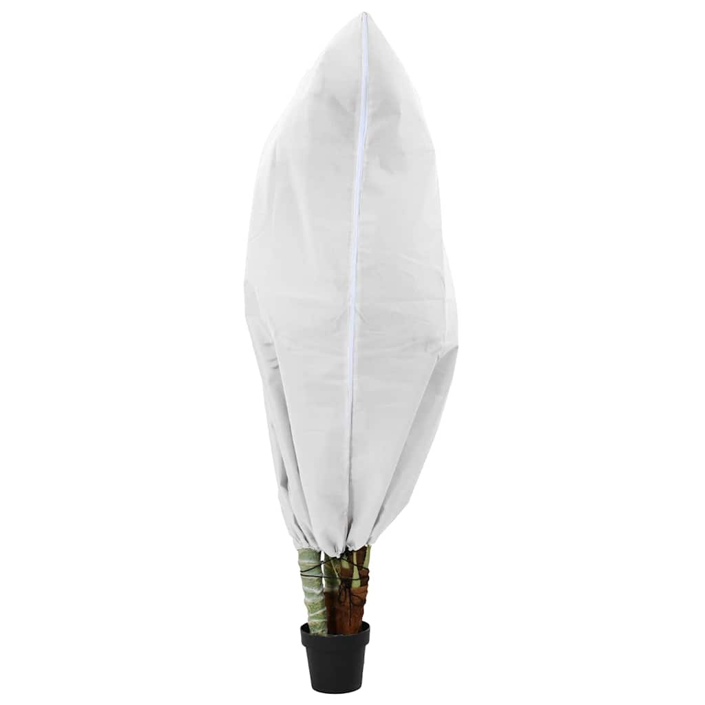 VidaXL Vorstbescherming Plantenfleece Covers 5 pcs Wit 1,55 x 1 m