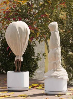 VidaXL Vorstbescherming Plantvlies Beige 100 x 1,6 m Niet-geweven Stof