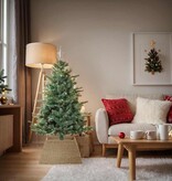 VidaXL Kerstboomkraag Bruin 60 x 60 x 28 cm Zeegras