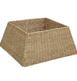 VidaXL Kerstboomkraag Bruin 60 x 60 x 28 cm Zeegras