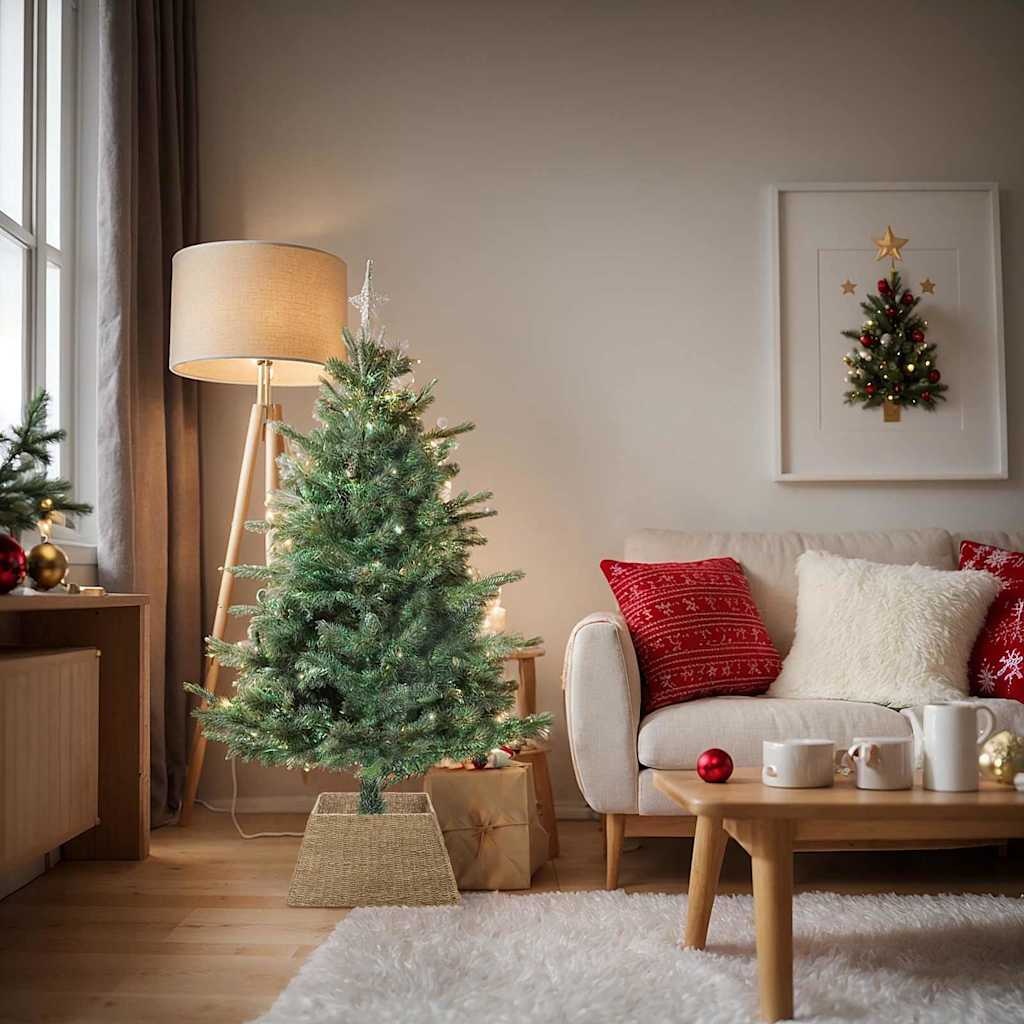 VidaXL Kerstboomkraag Bruin 50 x 50 x 25 cm Zeegras
