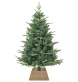 VidaXL Kerstboomkraag Bruin 50 x 50 x 25 cm Zeegras
