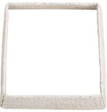 VidaXL Kerstboomkraag Wit 70 x 70 x 28 cm Waterhyacint