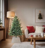 VidaXL Kerstboomkraag Wit 60 x 60 x 28 cm Waterhyacint