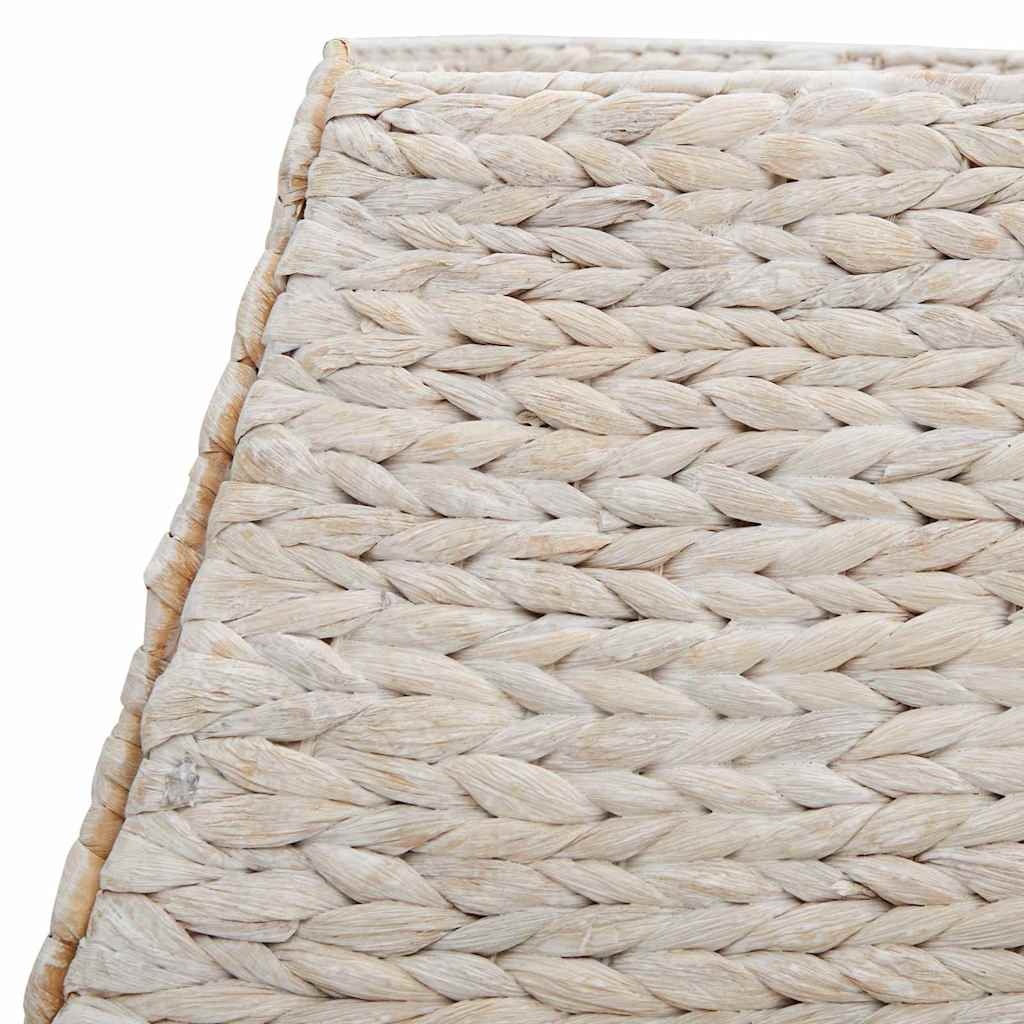 VidaXL Kerstboomkraag Wit 60 x 60 x 28 cm Waterhyacint