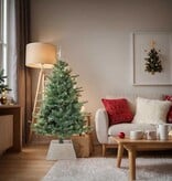 VidaXL Kerstboomkraag Wit 50 x 50 x 25 cm Waterhyacint