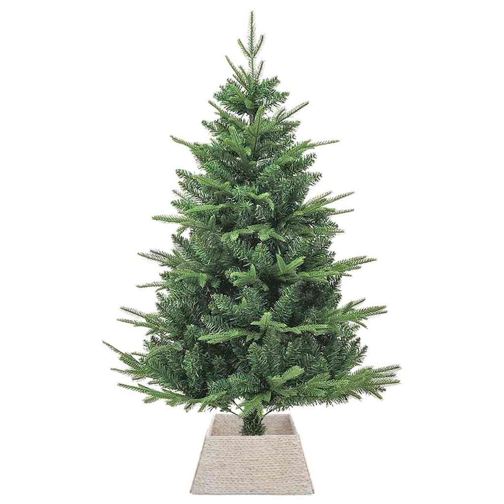 VidaXL Kerstboomkraag Wit 50 x 50 x 25 cm Waterhyacint