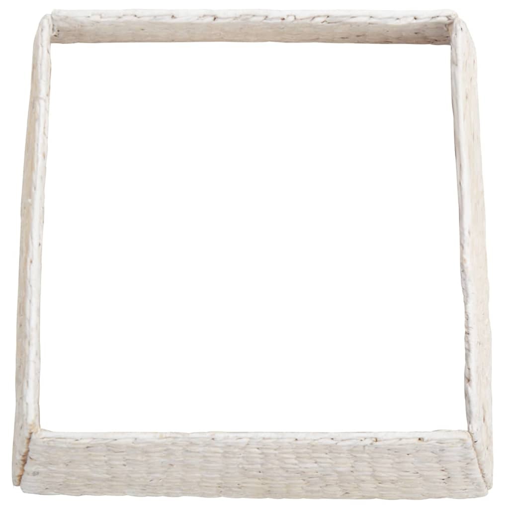 VidaXL Kerstboomkraag Wit 50 x 50 x 25 cm Waterhyacint