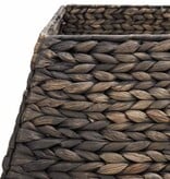 VidaXL Kerstboomkraag Zwart 70 x 70 x 28 cm Waterhyacint