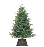 VidaXL Kerstboomkraag Zwart 50 x 50 x 25 cm Waterhyacint