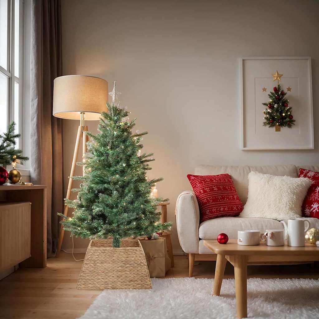VidaXL Kerstboomkraag Bruin 70 x 70 x 28 cm Waterhyacint
