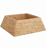 VidaXL Kerstboomkraag Bruin 70 x 70 x 28 cm Waterhyacint