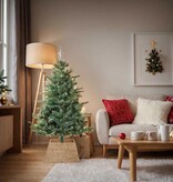 VidaXL Kerstboomkraag Bruin 60 x 60 x 28 cm Waterhyacint