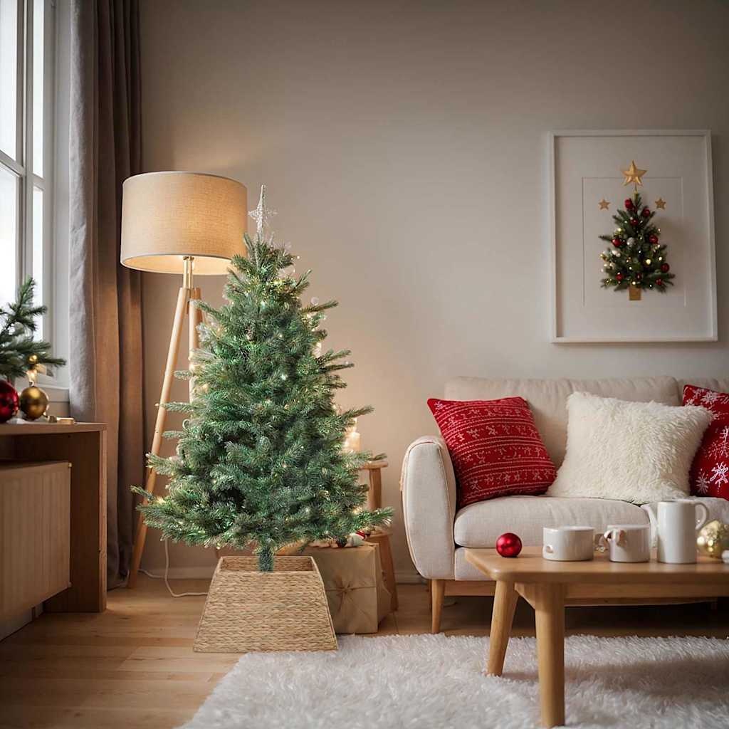 VidaXL Kerstboomkraag Bruin 60 x 60 x 28 cm Waterhyacint
