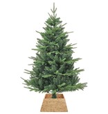 VidaXL Kerstboomkraag Bruin 50 x 50 x 25 cm Waterhyacint