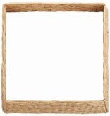 VidaXL Kerstboomkraag Bruin 50 x 50 x 25 cm Waterhyacint