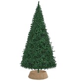 VidaXL Kerstboomkraag Bruin 105 x 105 x 28 cm Zeegras