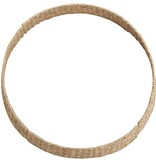 VidaXL Kerstboomkraag Bruin 90 x 90 x 28 cm Zeegras