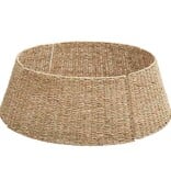 VidaXL Kerstboomkraag Bruin 75 x 75 x 25 cm Zeegras