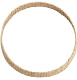 VidaXL Kerstboomkraag Bruin 75 x 75 x 25 cm Zeegras