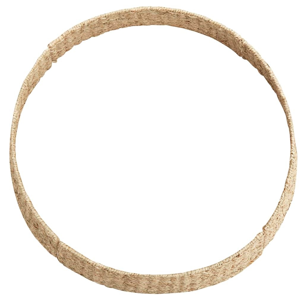 VidaXL Kerstboomkraag Bruin 75 x 75 x 25 cm Zeegras