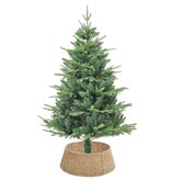 VidaXL Kerstboomkraag Bruin 60 x 60 x 22 cm Zeegras