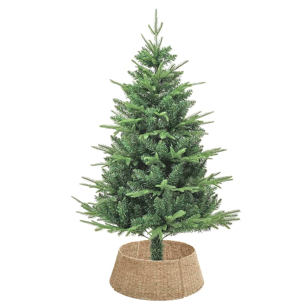 VidaXL Kerstboomkraag Bruin 60 x 60 x 22 cm Zeegras