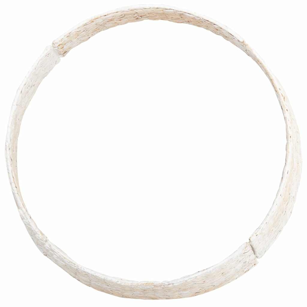 VidaXL Kerstboomkraag Wit 90 x 90 x 28 cm Waterhyacint