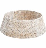 VidaXL Kerstboomkraag Wit 75 x 75 x 25 cm Waterhyacint