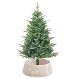 VidaXL Kerstboomkraag Wit 75 x 75 x 25 cm Waterhyacint