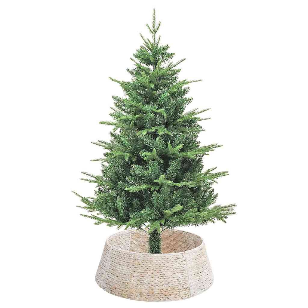 VidaXL Kerstboomkraag Wit 75 x 75 x 25 cm Waterhyacint