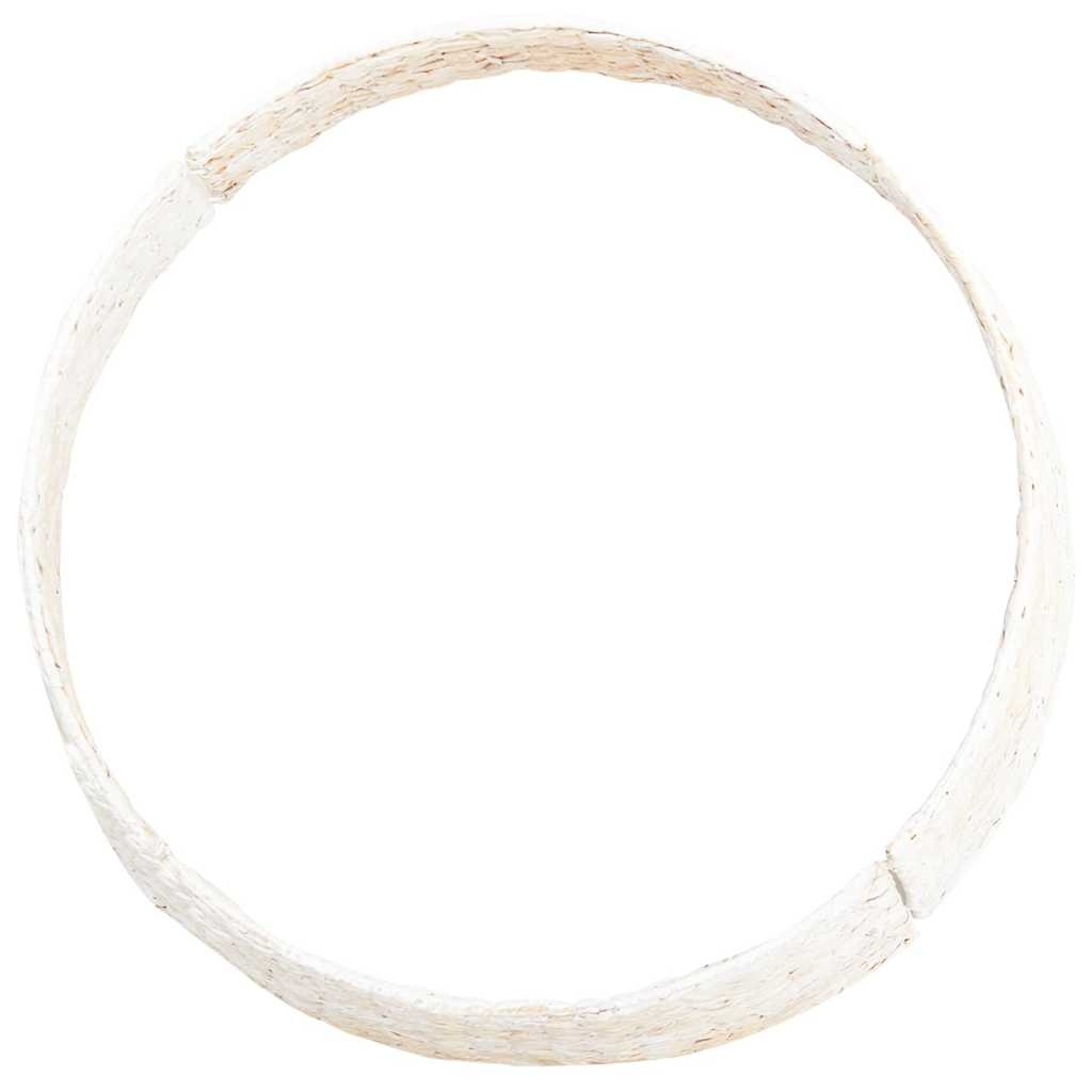 VidaXL Kerstboomkraag Wit 75 x 75 x 25 cm Waterhyacint