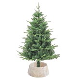 VidaXL Kerstboomkraag Wit 60 x 60 x 22 cm Waterhyacint