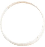 VidaXL Kerstboomkraag Wit 60 x 60 x 22 cm Waterhyacint