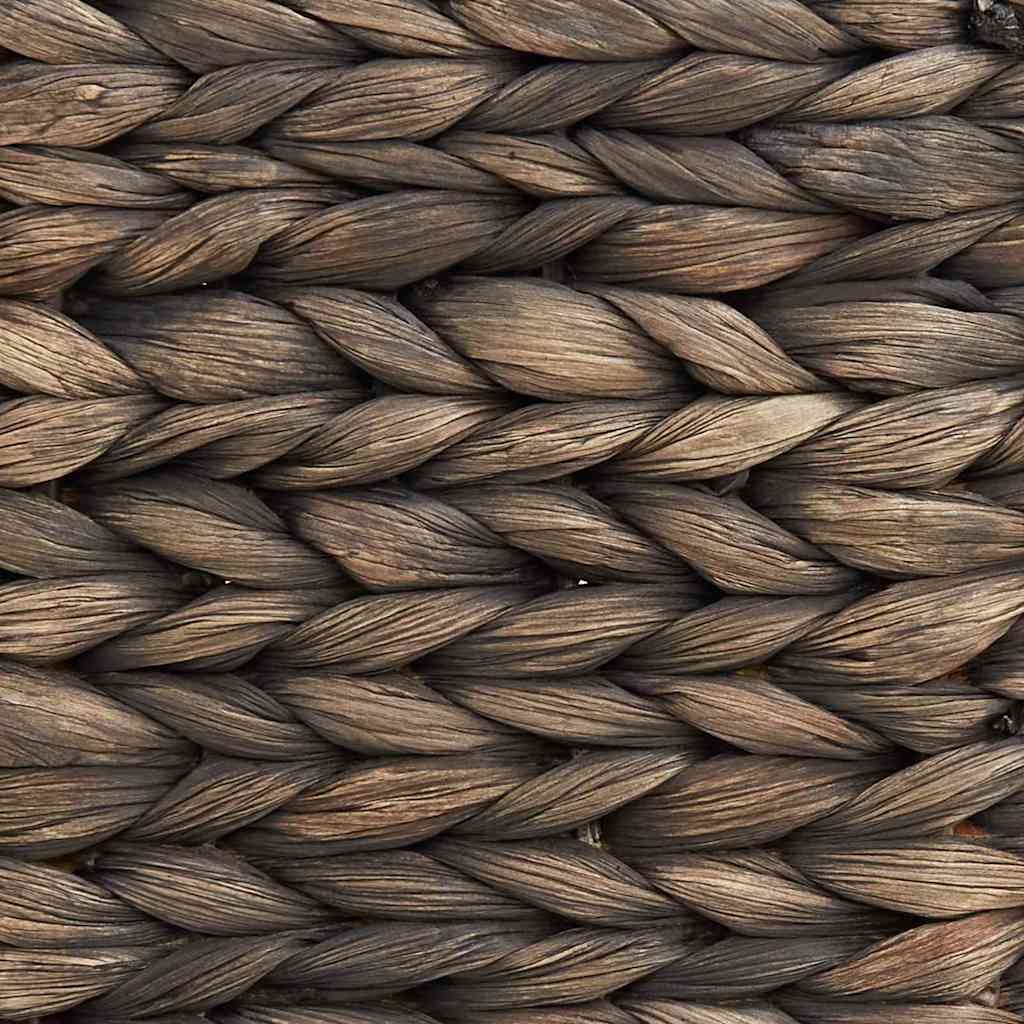 VidaXL Kerstboomkraag Zwart 105 x 105 x 28 cm Waterhyacint