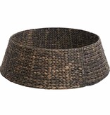 VidaXL Kerstboomkraag Zwart 90 x 90 x 28 cm Waterhyacint