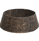 VidaXL Kerstboomkraag Zwart 75 x 75 x 25 cm Waterhyacint