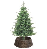 VidaXL Kerstboomkraag Zwart 75 x 75 x 25 cm Waterhyacint