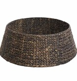 VidaXL Kerstboomkraag Zwart 60 x 60 x 22 cm Waterhyacint